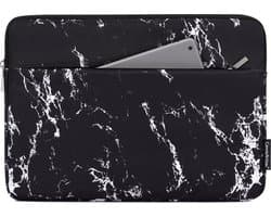 Laptophoes 13.3 Inch – Laptop Sleeve – Zwart Marmer