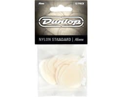 Dunlop Nylon Standard .46 Plectrum 12-Pack - Plectra