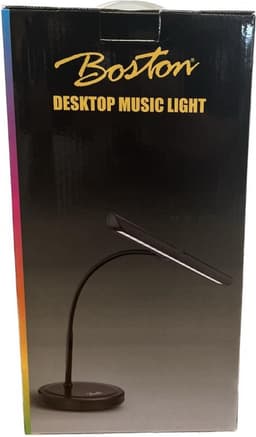 Pianolamp Boston PLM-180-BK verstelbaar dimbaar adapter Zwart — thumbnail 5