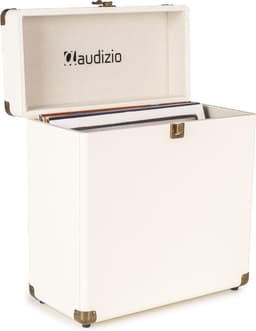 Audizio RC32 Vinyl Platenkoffer voor max 30/35 platen - Crème — thumbnail 1