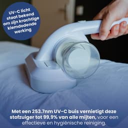 Nexxt Mijtstofzuiger – Voor Matras & Bed – UV-C & HEPA – Verwijdert Allergenen & Stof – Voor Schonere Nachtrust — thumbnail 3