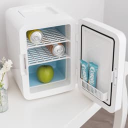 Mini Koelkast 10L - Draagbare Koelkast 12V/220V, Cosmetica Koelkast met Warm en Koud Functie — thumbnail 4