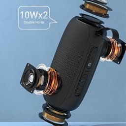 Awei Y370 - Draagbare Bluetooth Speaker - 20W - Zwart - Waterdicht — thumbnail 6
