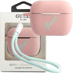 GUESS Vintage Siliconen AirPods Pro Case - Roze — thumbnail 5