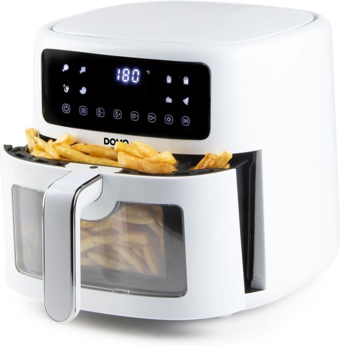 Domo DO1136FR friteuse Enkel 6 l Vrijstaand 1500 W Heteluchtfriteuse Wit — afbeelding 1
