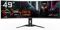 Gigabyte AORUS CO49DQ - Curved OLED Ultrawide Gaming Monitor - 144Hz - 49 inch — thumbnail 1