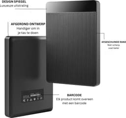 Harde Schijf Extern - Harde Schijf - Harde Schijf PS4 - Externe Harde Schijf - Plug And Play - 500GB - Externe SSD - Draagbaar - 2.5 Inch - Compatibel Met Windows/Mac/Linux/Android/TV/PC/Laptop/Ps4/Xbox - USB 3.0 - USB 2.0 - Antislip — thumbnail 5