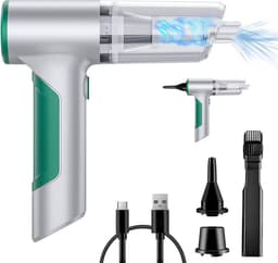 13 kPa draadloze mini-handstofzuiger - USB-oplaadbaar - draagbaar en licht - nat en droog - accu handstofzuiger auto - voor outdoor kantoorreiniging — thumbnail 1