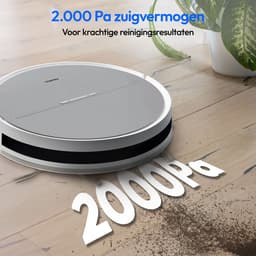 MEDION robotstofzuiger met systematische navigatie E35 (2000Pa zuigkracht, gyro-navigatie in systematische S-lijnen, 2 zijborstels en wandsensor) — thumbnail 4