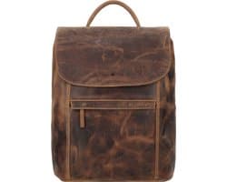 Greenburry Vintage Dagrugzak Leer 40 cm Laptop compartiment - 37cm (15 duim) - brown