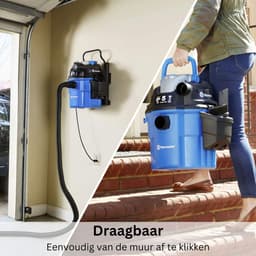 Vacmaster VWM1518R - Wandstofzuiger 1500 Watt - Nat Droog Stofzuiger - Stofzuiger voor montage aan de wand - Sterke Zuigkracht - Bouwstofzuiger - Stofzuiger Auto - — thumbnail 5