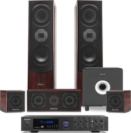 Home cinema set - Fenton - Incl. 5 speakers & actieve subwoofer - Bluetooth en mp3 speler — thumbnail 1