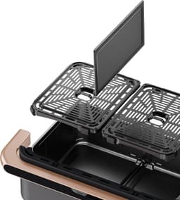Cosori Dual Blaze Twinfry – Dubbele Airfryer XXL – 10L – Dual Zone of MegaZone – 6 Programma’s — thumbnail 13