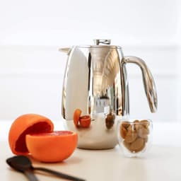 French Press Stainless Steel - 12 cup 15 L - Crome — thumbnail 3