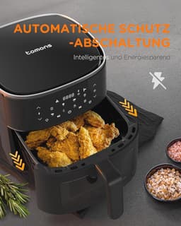 Multifunctionele Heteluchtfriteuse 6 Liter met Digitaal Touchscreen en 8-in-1 Programma's — thumbnail 9