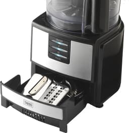 Trebs Keukenmachine - 2 snelheden - Meerdere accessoires - 99394 - Zwart RVS — thumbnail 2