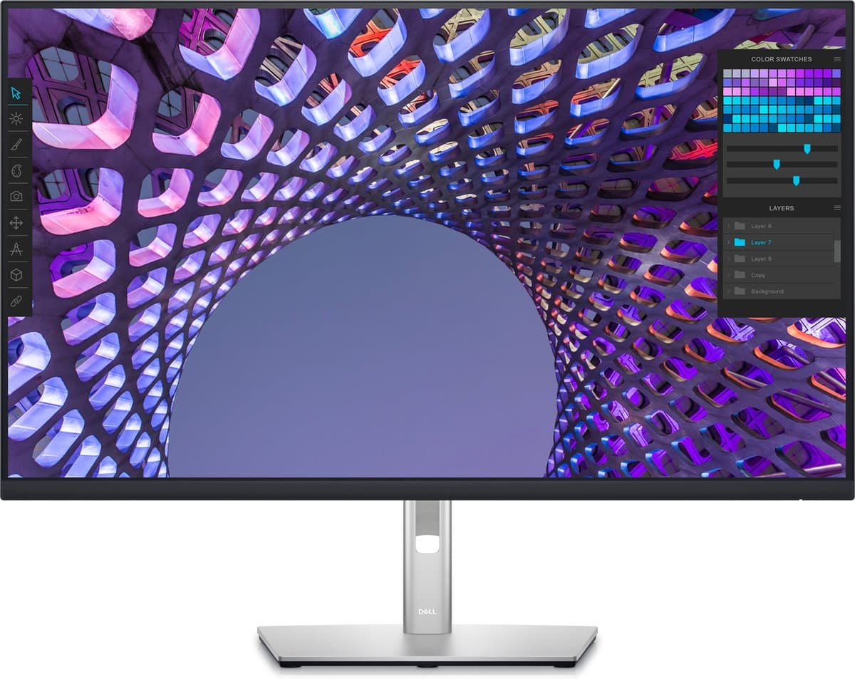Dell P3223QE - 4K Monitor - USB-C 90w - RJ45 (LAN) - 32 inch — afbeelding 1