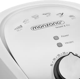 Monzana Heteluchtfriteuse - 3,6L anti-aanbaklaag 9in1 Functie - Wit — thumbnail 10