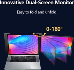 Lipa S14 14 inch portable monitor - Ook voor Windows en MacOS - Extra beeldscherm laptop - Draagbaar scherm - Computerscherm - Beeldscherm - Plug & Play - HDR- Freesync - Usb c en HDMI - Laptop: 14" - 17" - Dual Speakers - Met beschermhoes — thumbnail 5