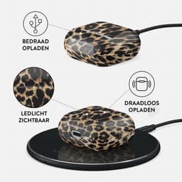 Burga Telefoonhoesje geschikt voor Apple AirPods 4 Telefoonhoesje | Burga AirPods Case Backcover | Schokbestendig AirPods 4 Telefoonhoesje | Anti Shock Proof - Player | Bruin — thumbnail 4