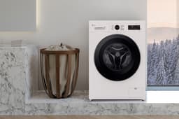 【Mega Vakantiegeld Deal】LG F4X1009NWK wasmachine - wit - direct drive-motor - 9 kg - 1400 tpm - A — thumbnail 3