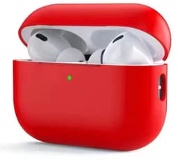 New Age Devi - Siliconen case - geschikt voor Airpods Pro - Wijn-rood — thumbnail 1