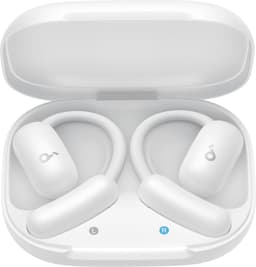 soundcore AeroFit 2 by Anker - Open-ear oordopjes - Niet-intrusief ontwerp - Verstelbaar comfort - Goede pasvorm - Rijke bas - Hi-res audio - 42 uur afspeeltijd - Bluetooth 5.4 - Draadloos opladen - IP55 - Open-ear earbuds — thumbnail 3