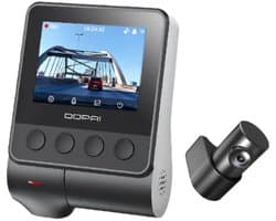 Dashcam voor Auto - WiFi - Dashcams - FullHD video - Dubbele camera - Met GPS - Super compact - Zwart