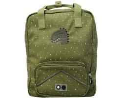 Trixie Rugzak - Mr. Dino - Schooltas Waterafstotend - Boekentas voor Kind - Voor Jongens en Meisjes - Ook geschikt als Gymtas - Groen