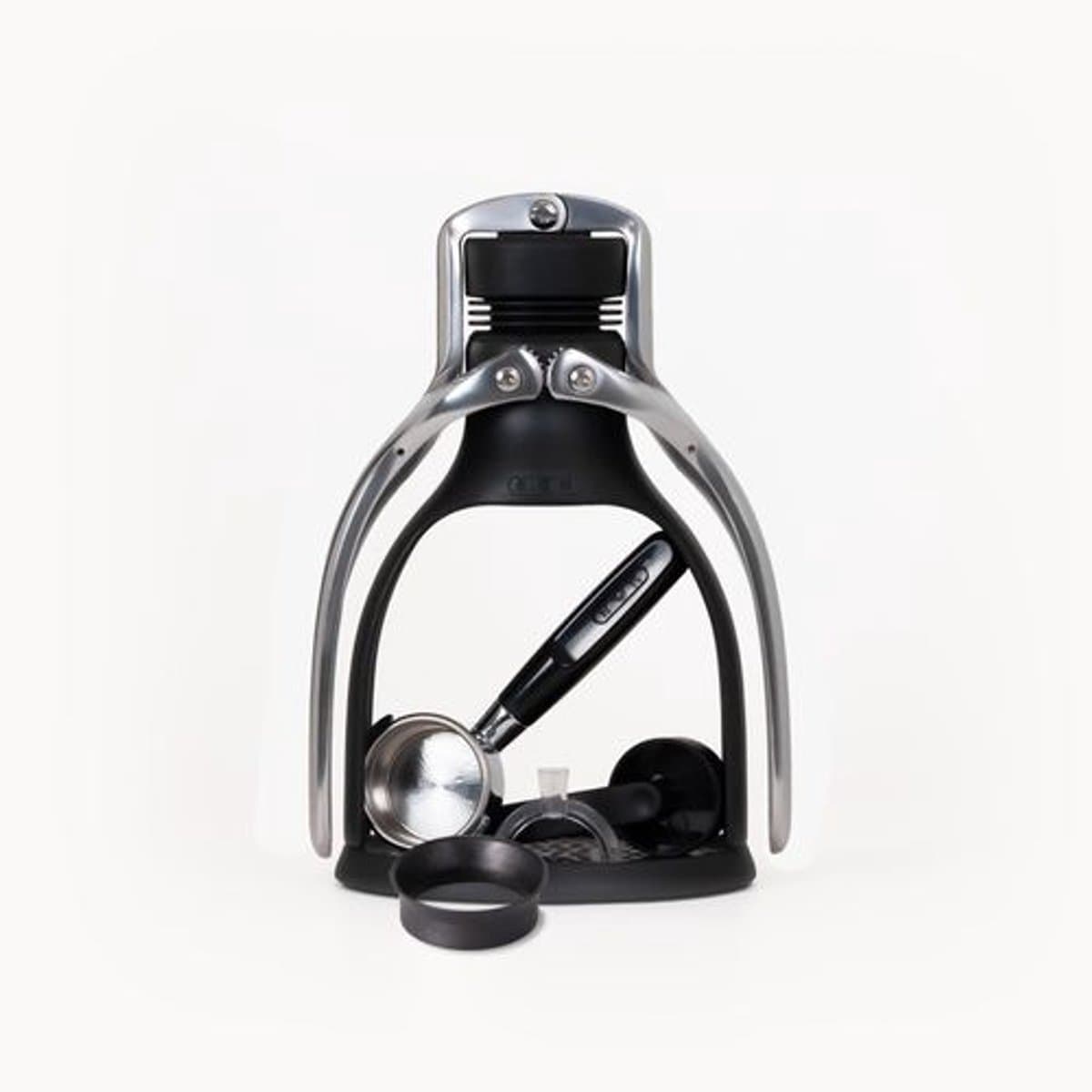 ROK Coffee EspressoGC, Zwart, Roestvrijstaal, Aluminium, Roestvrijstaal, 1 kopjes, 1 stuk(s), 180 mm, 180 mm — afbeelding 1