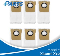 Xiaomi X10 Stofzakken (6 Stuks, Plus.Parts® alternatief voor RDB3) — thumbnail 1