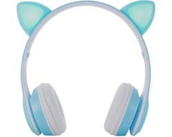 M.TK Draadloze Koptelefoon voor kinderen Blauw Kleur - Bluetooth Hoofdtelefoon 5 uur ononderbroken speeltijd - Kinder Hoofdtelefoon-Draadloze Koptelefoon - Blauw Kleur