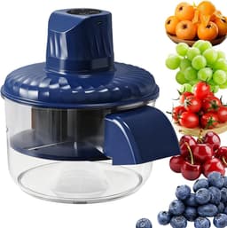 Automatische Schilmachine - Keukenhulp - Groente Fruit - Draadloos Draagbaar - Grote Capaciteit - Wit — thumbnail 5