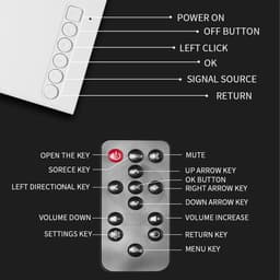 Dailygoods - Draagbare Mini Projector met 1080p Full HD en Ingebouwde Luidsprekers — thumbnail 2