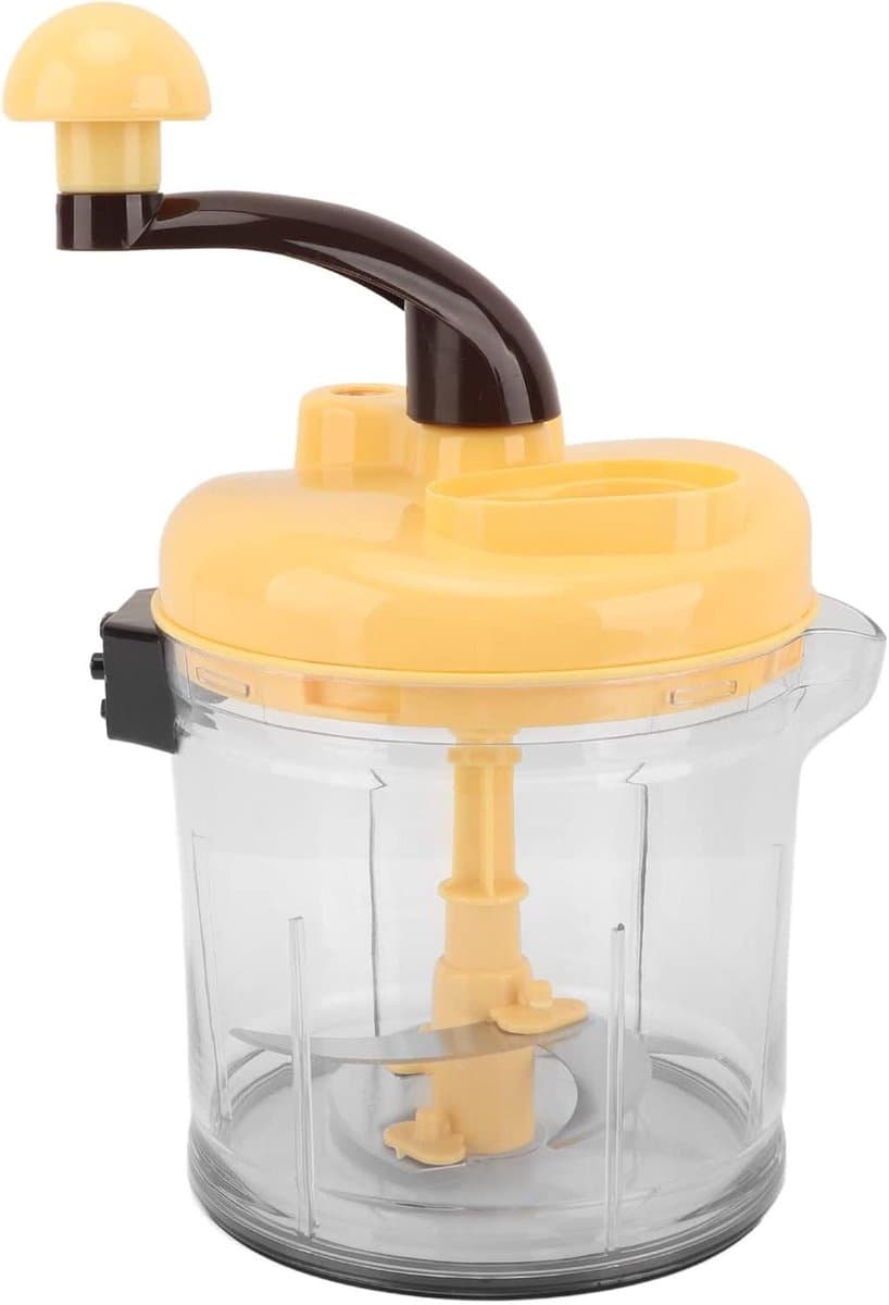 Handmatige Keukenmachine - Groente Hakker - Maaltijden Bereiden - Grote Capaciteit - 18.6x15.5x30cm - Wit — afbeelding 1