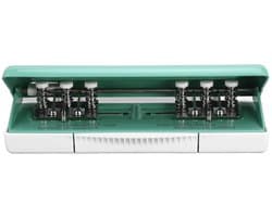 6-Gats Papierpons, Afstand Verstelbare Plannerpons voor A4 A5 B5 A6 A7, Geschikt voor 10 Bladen, Ideaal voor School en Kantoorwerk