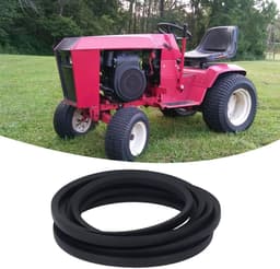 Maaier Aandrijfriem - Reserve Riem Grasmaaier - Grasmaaier Onderhoud - Slijtvast Rubber Materiaal - 50 cm Dek - Zwart — thumbnail 4
