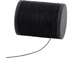 Natuurlijke linnen gewaxte koord van 0.45mm, 200m voor macramé, sieraden maken en boekbinding