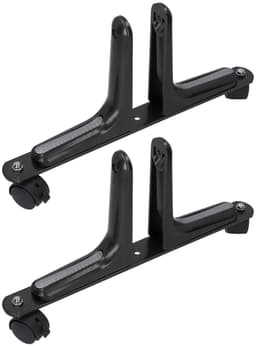 Verstelbare Room Divider met Wielen voor Thuis en Kantoor - 2 Delige Schermhouder voor Flexibele Indeling en Privacy — thumbnail 1