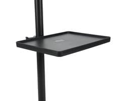 Multifunctionele Geluidskaart Stand Rack Tray met Microfoonhouder en Lade, Desk Model 6.50x8.66in voor Live-uitzendingen en Podiumgebruik