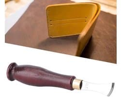 Leren randcreaser en zachte kantvormer 2mm voor leerbewerking, rimpelen en afwerken van leerprojecten