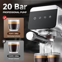 Koffiemachine met Bonen Volautomaat - Koffiezetapparaat - Koffiemachine - Espressomachine — thumbnail 2
