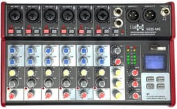 E-Lektron SE-8 live mengpaneel met Bluetooth en USB-opnamefunctie — thumbnail 1