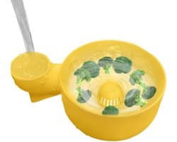 Automatische Fruitspinner - Bessenwaskom Salade Droger - Verse Producten Wassen - 4-in-1 Ontwerp - 20 cm - Wit