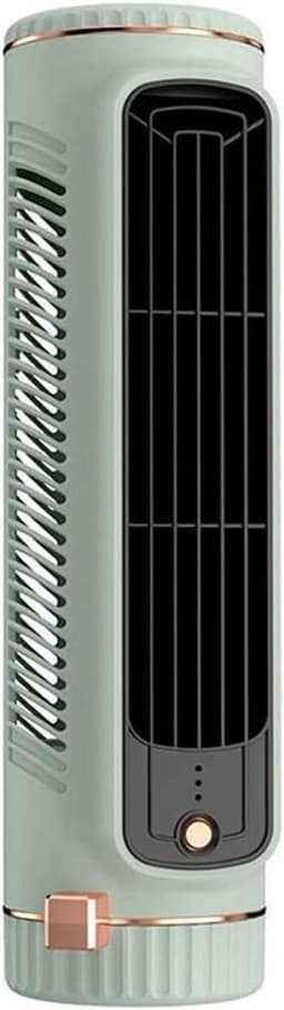 Bladloze Torenventilator - Desktop Ventilator - Persoonlijke Koeling - Stille Luchtstroom - 60 x 80 x 270 mm - Groen — thumbnail 1