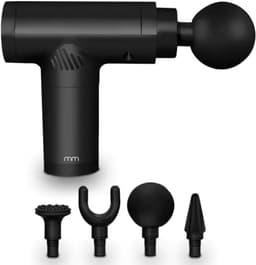Massage Gun - Spierontspanner Percussie massageapparaat - Spierherstel - Cilindrische Vorm - 0.61 kg - Zwart — thumbnail 4