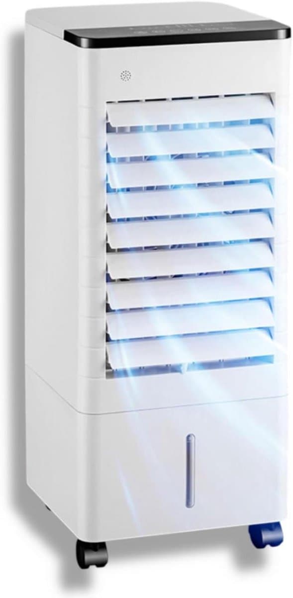 Draagbare Airco - Verdampingskoeler Luchtkoeler - Ruimte Koelen - 9L Watertank - 28.5x28.5x60CM - Wit — afbeelding 1