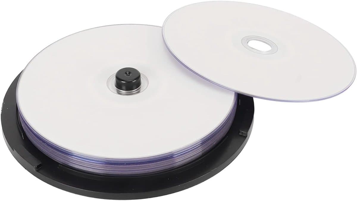 Lege DVD-R Schijfjes 4.7GB, 16x Snel, Ideaal voor Opname en Archivering van Muziek, Video's en Foto's (10 Stuks) — afbeelding 1