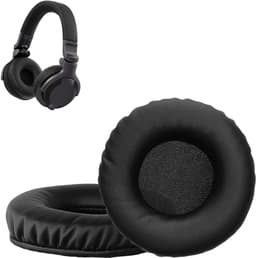 kwmobile 2x oorkussens geschikt voor Pioneer DJ HDJ-CUE1 - Earpads voor koptelefoon in zwart — thumbnail 3