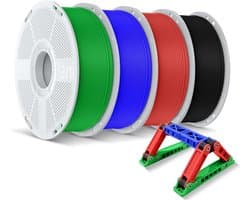 ASA Filament Bundle - 3D Printer Draad - Robuuste Prints Maken - UV- en Weerbestendig - 4kg 1.75mm